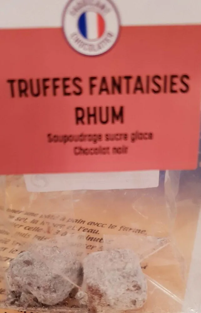 Truffes fantaisies rhum