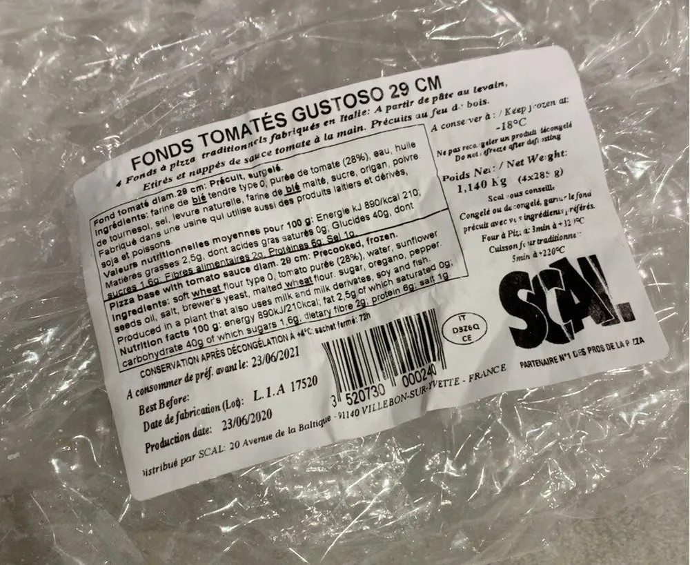 Fonds tomatés Gustoso