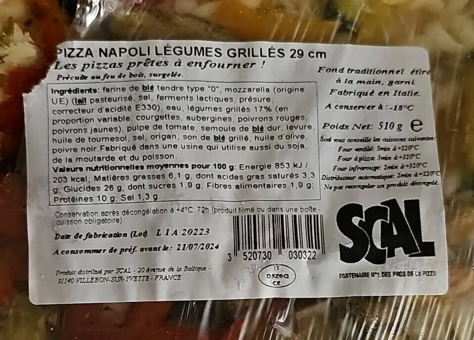 Pizza vegetarienne