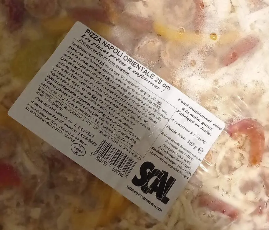 Pizza Napolitain orientale