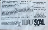 Pizza Napoli Poulet oignon