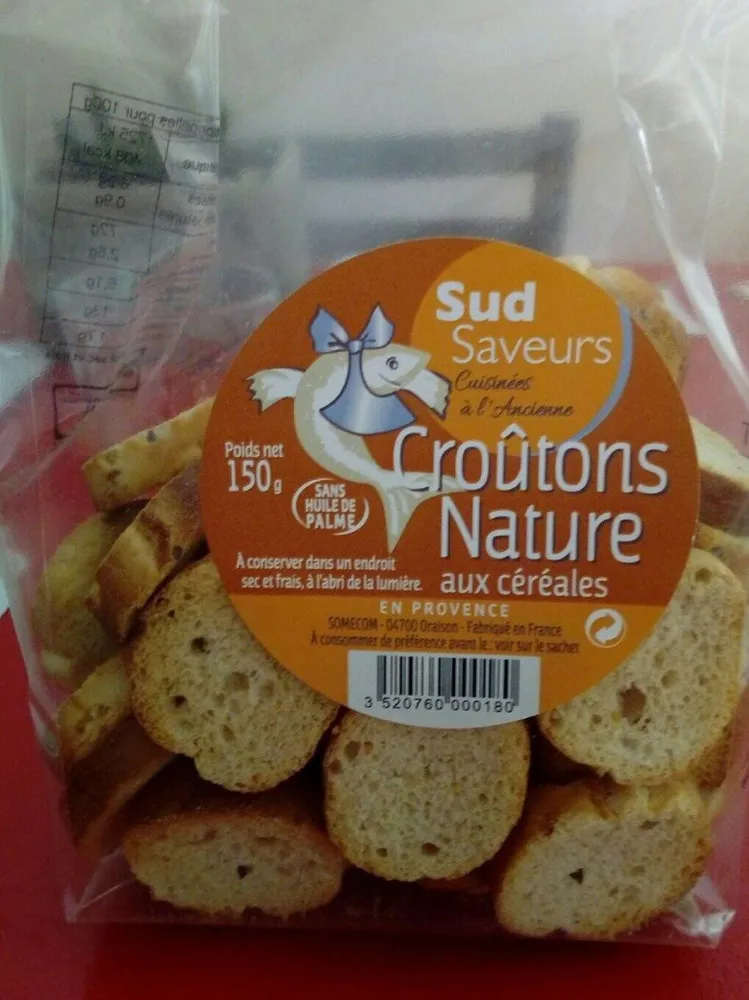 Croûtons nature aux céréales