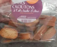 Petit croutons à l'ail et huile d'olive