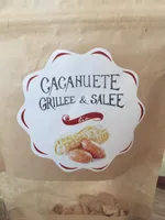 Cacahuètes grillées salées bio