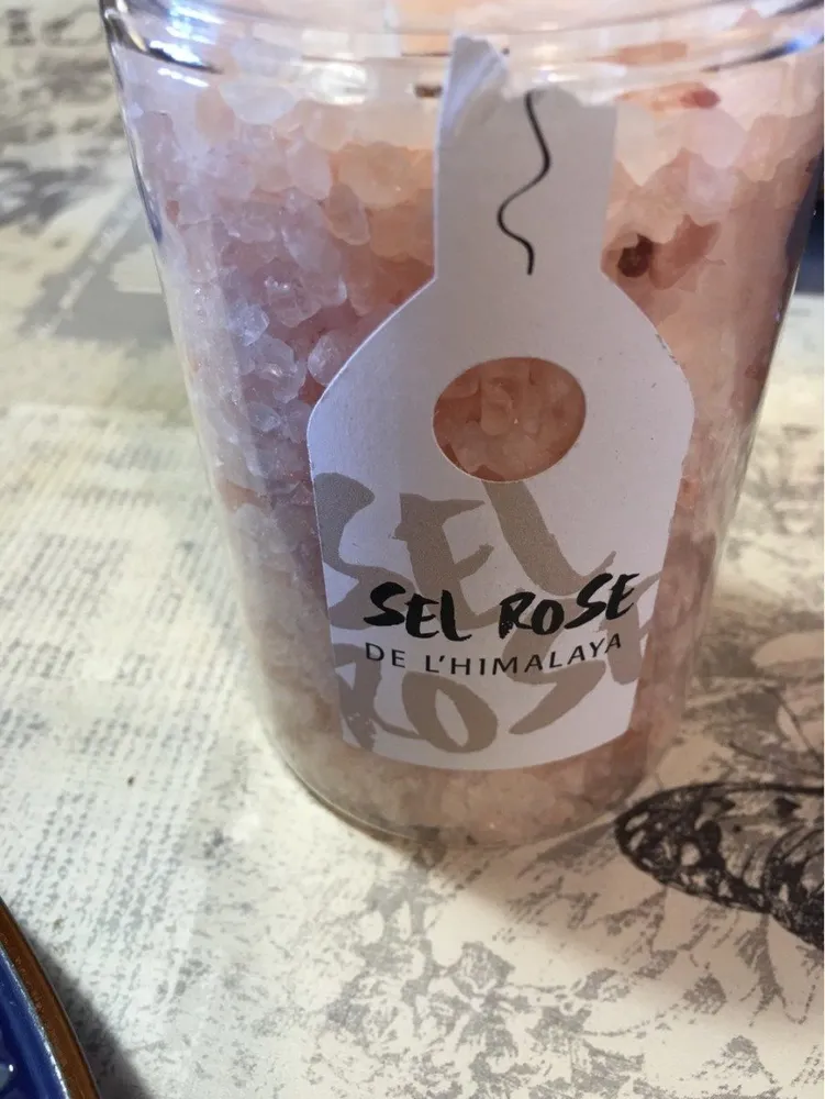 Gros sel rose de l'Himalaya