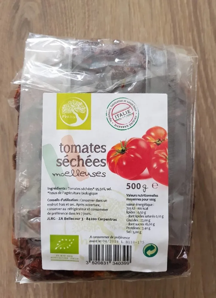Tomates séchées moelleuses