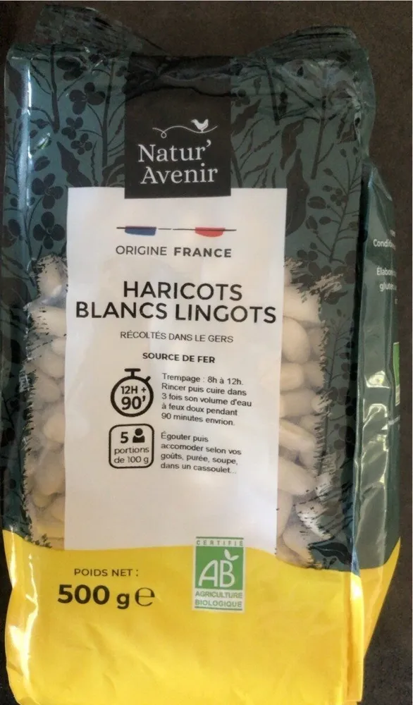 Haricots blancs lingots