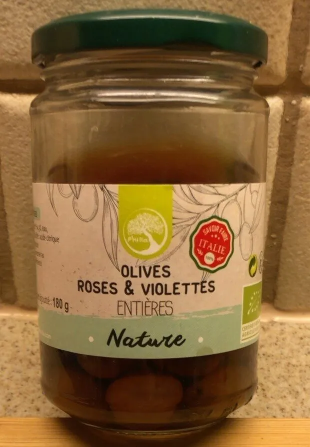 Olives rose & violettes