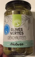 Olives vertes dénoyautées