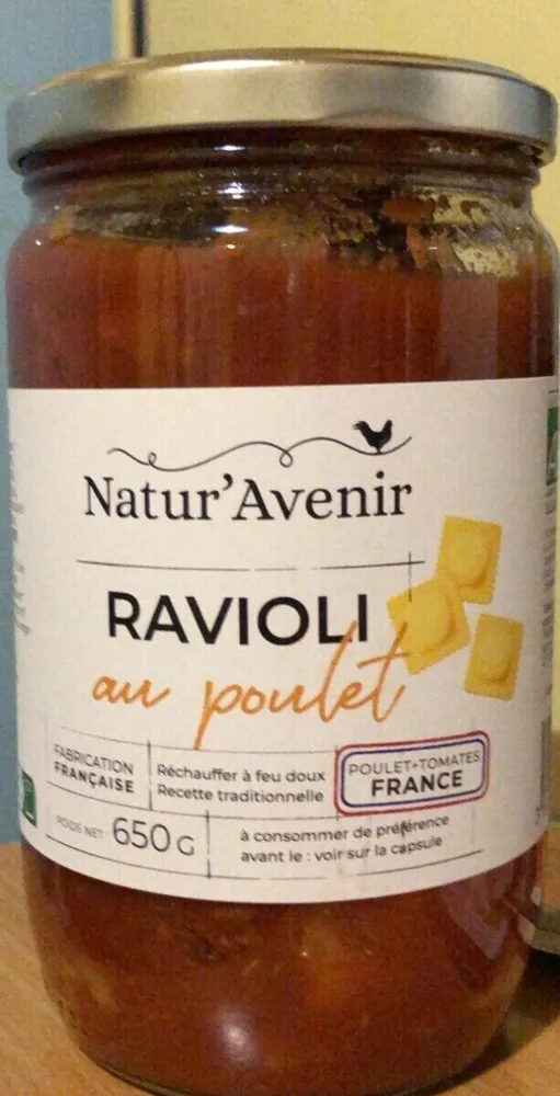 Ravioli au poulet