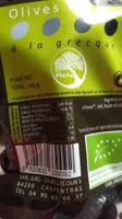 Olives noires à la grecques
