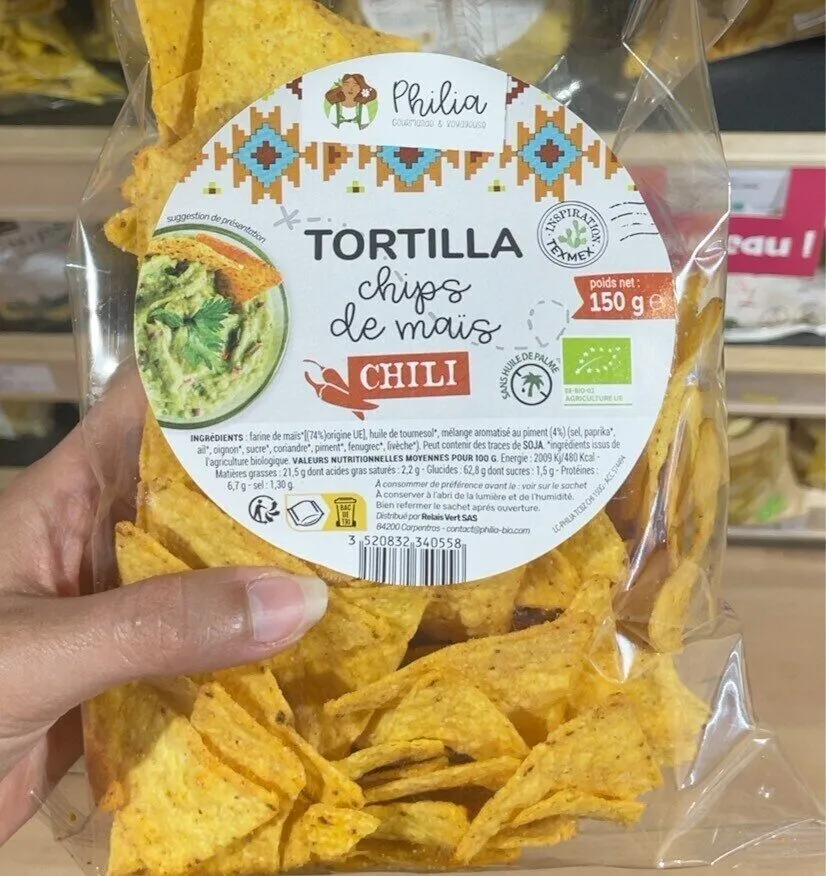 Tortilla chips de mais