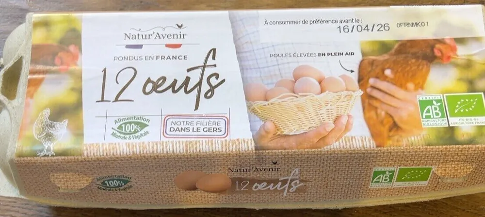 12 oeufs