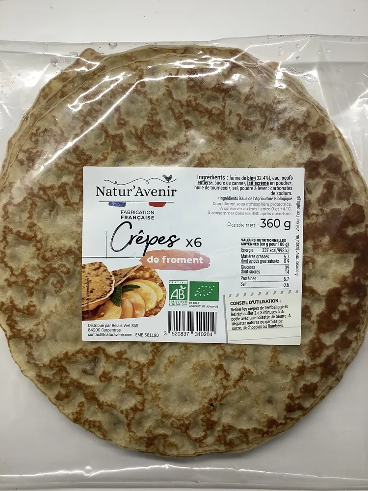 Crêpes de froment