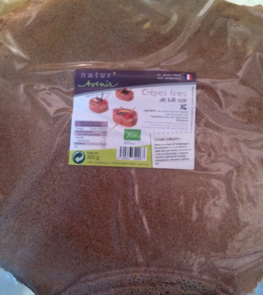 Crêpes Fines de Ble Noir X6