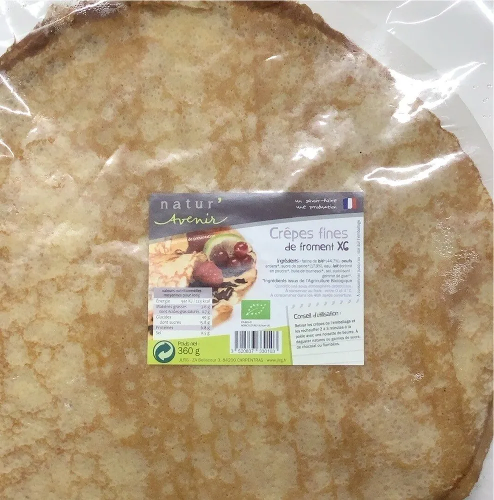 Crêpes fines de froment (6 pc.)
