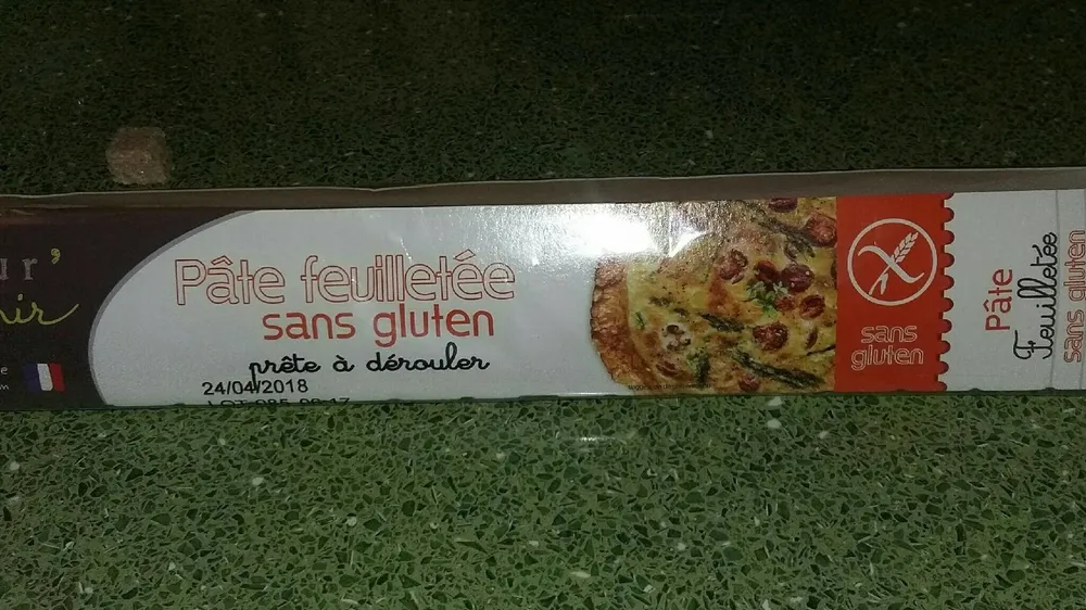 Pâte feuilletée sans gluten