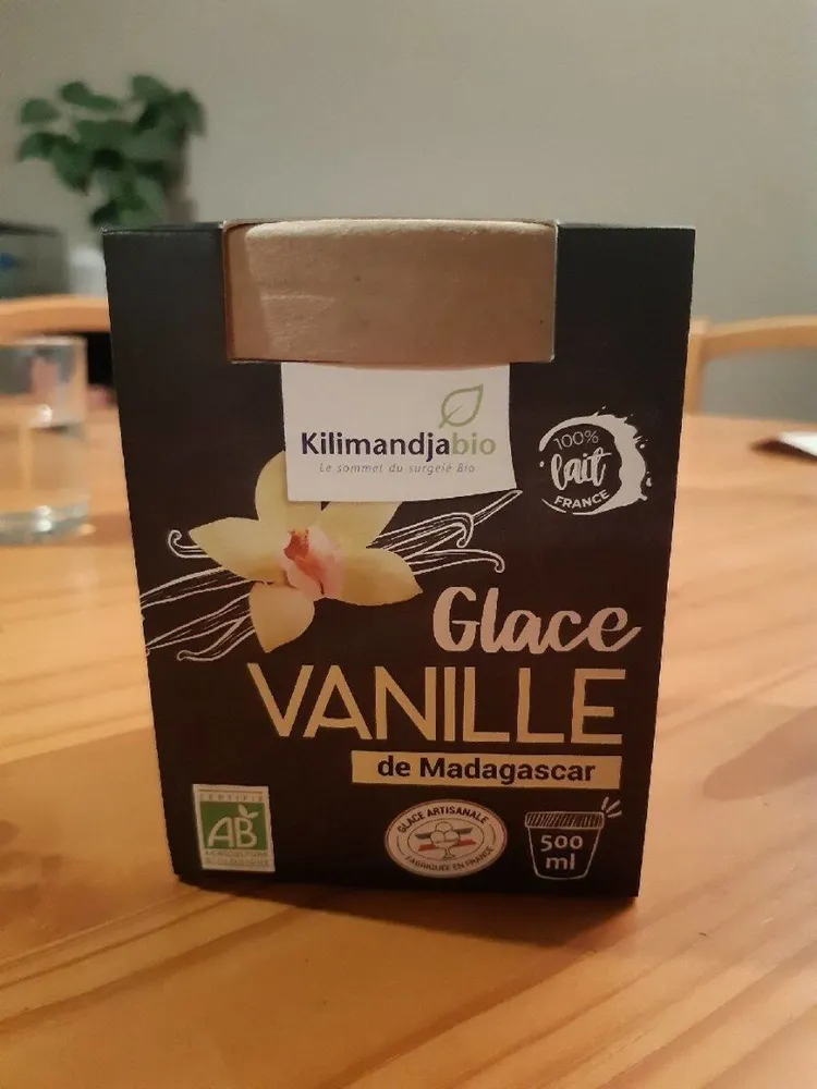 Glace vanille de Madagascar