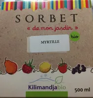 Sorbet "de mon jardin" myrtille