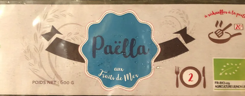 Paëlla aux fruits de mer