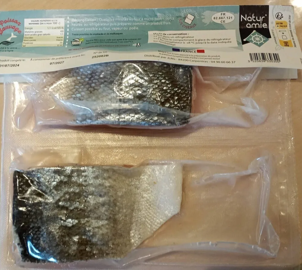 Pavé de saumon keta du Pacifique