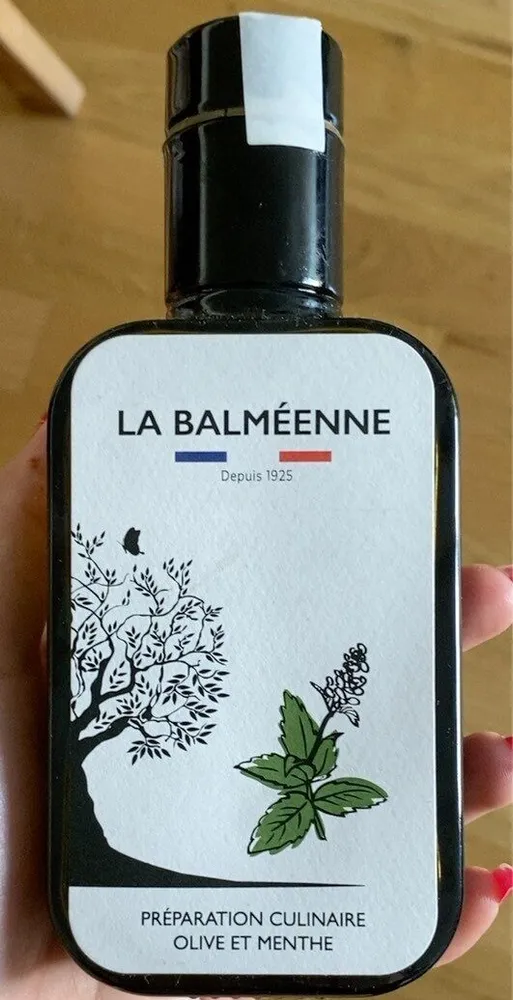 Préparation culinaire olive et menthe