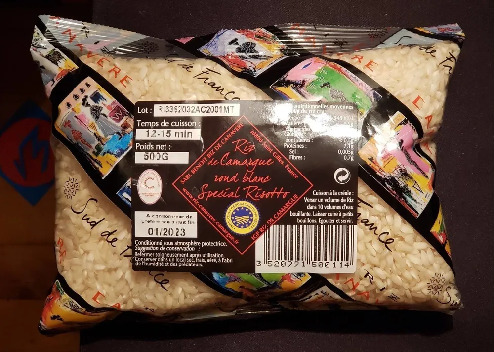 Riz de Camargue rond blanc spécial risotto