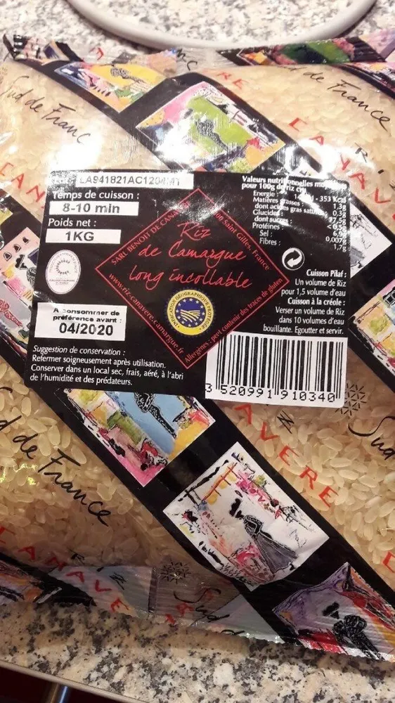 riz de Camargue long incollable