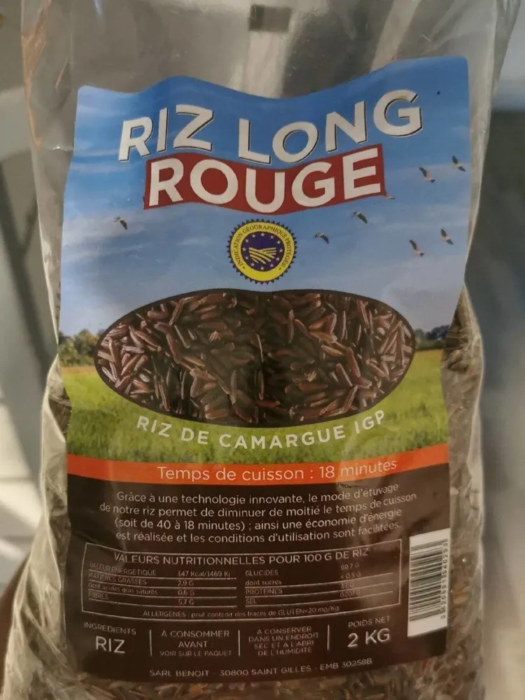 Riz long rouge