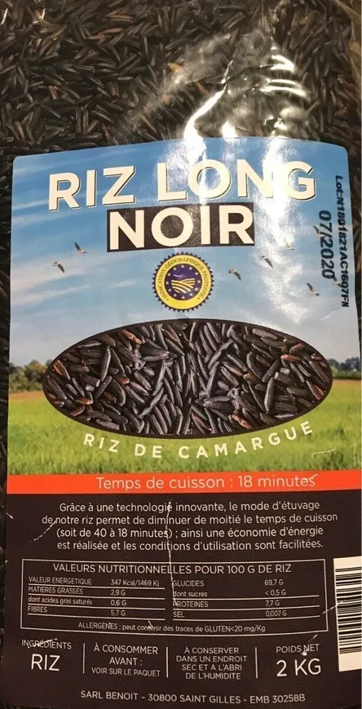 Riz long noir