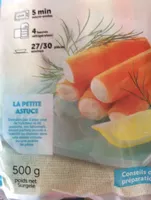 Bâtonnets de surimi saveur crabe