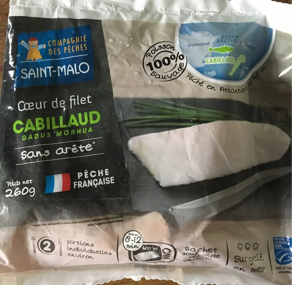 Cœur de filet de cabillaud