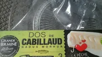Dos de cabillaud