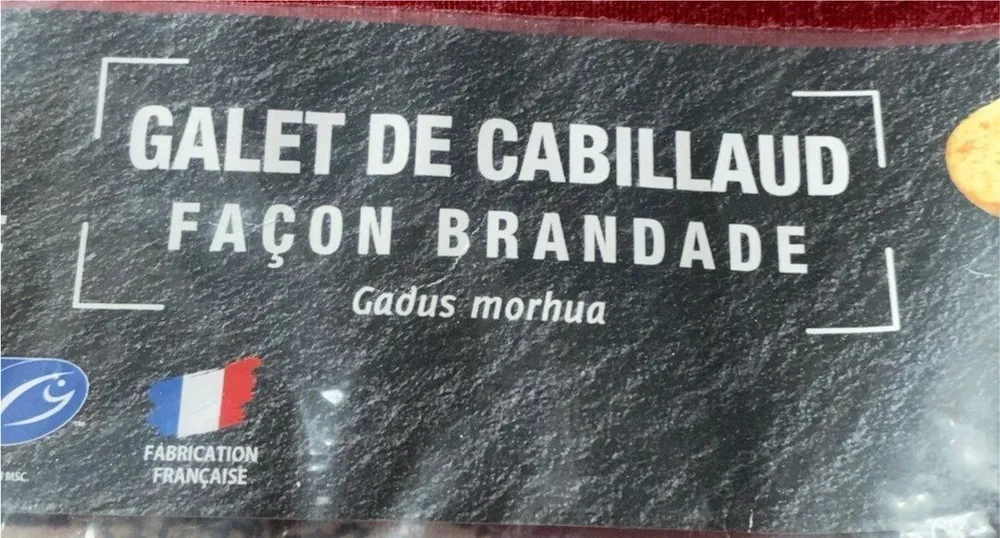 Cabillaud façon brandade