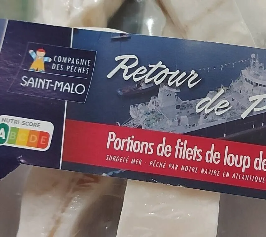 Poisson de filet loup de mer