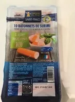 10 Batonnets De Surimi merlan bleu sauvage