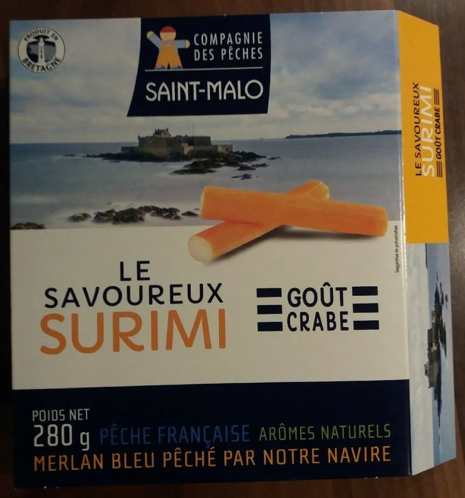 Le savoureux surimi goût crabe