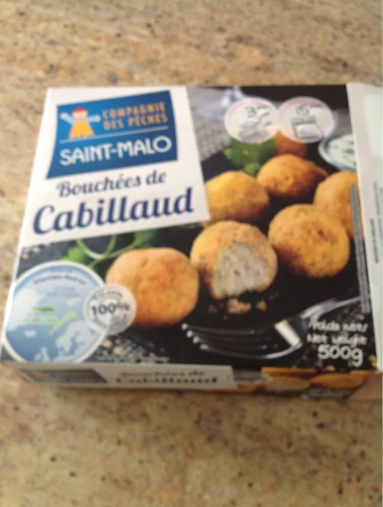 Bouchees de cabillaud