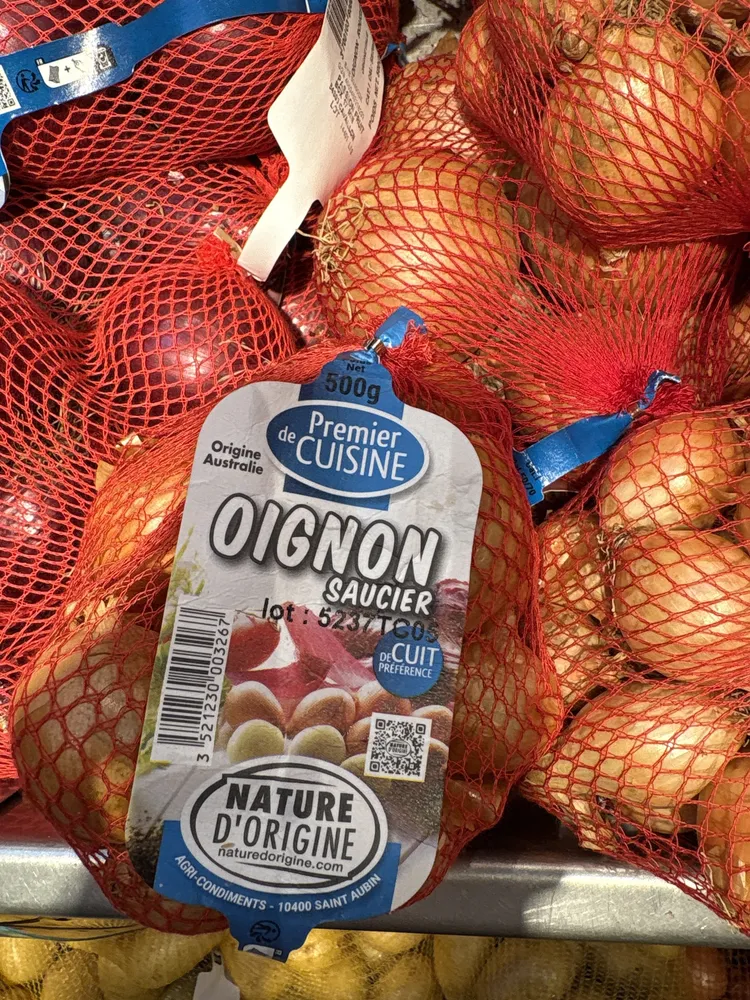 Oignons saucier