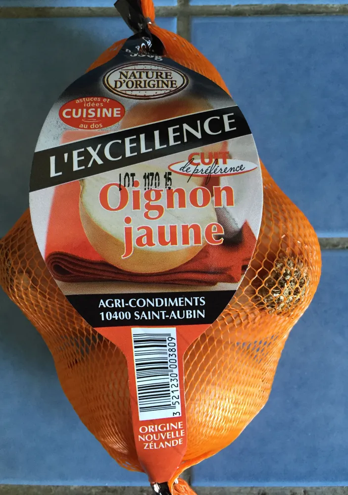 Oignons jaunes