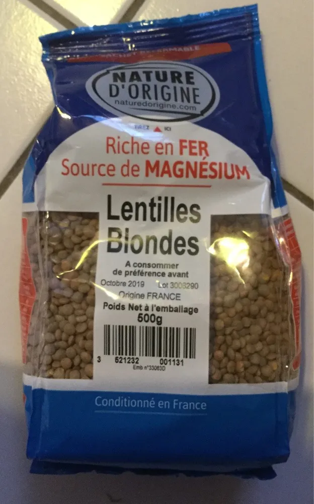 Lentille blonde
