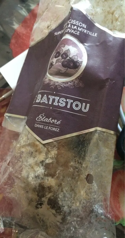 Saucisson aux myrtilles