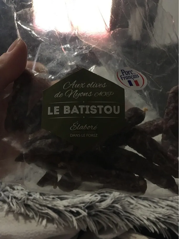 Saucisson sec aux olives