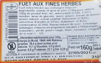Fuet au fines herbes
