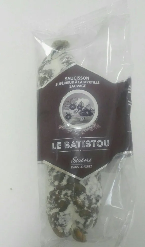 Saucisson supérieur à la myrtille sauvage