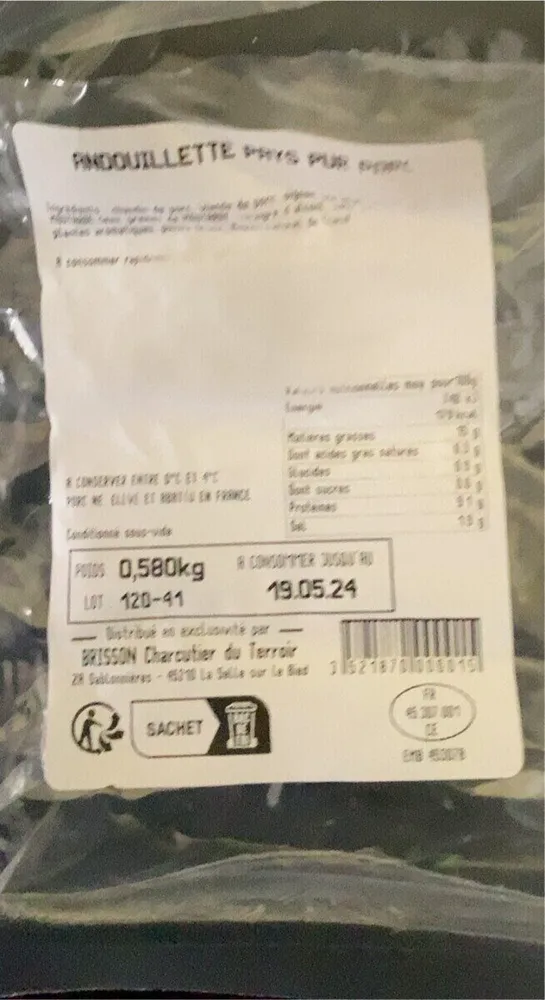 andouillette pays pur porc