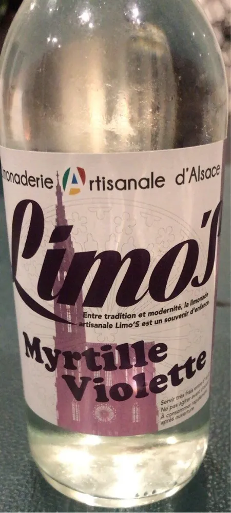 Limonade myrtille,violette