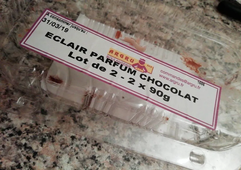 Éclair parfum chocolat