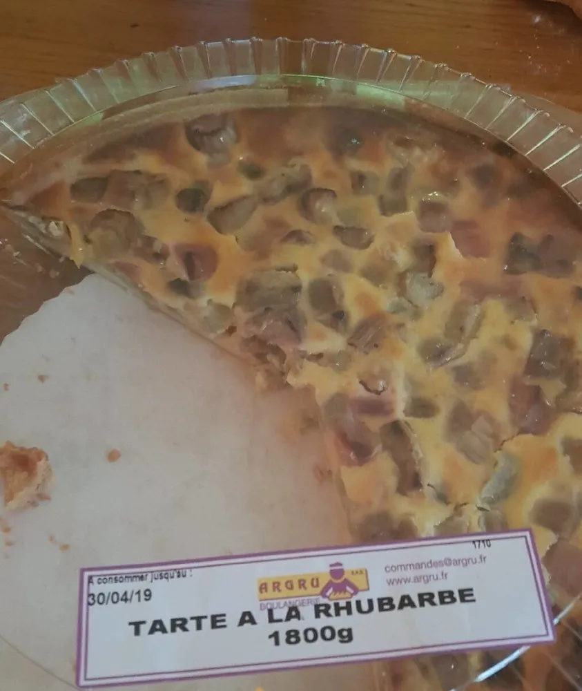 Tarte à la rhubarbe