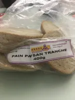 Pain paysan tranché 400g